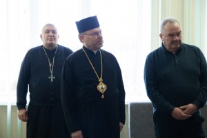 З різдвяним вітанням до Дрогобицької РВА завітав Владика Ярослав Приріз