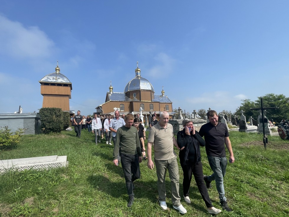 Дрогобиччина попрощалась ще з одним українським Захисником