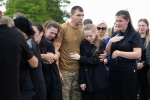 Дрогобиччина прощається зі загиблим Героєм Василем Геричем