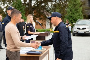 Степан Кулиняк привітав рятувальників Дрогобиччини напередодні професійного свята