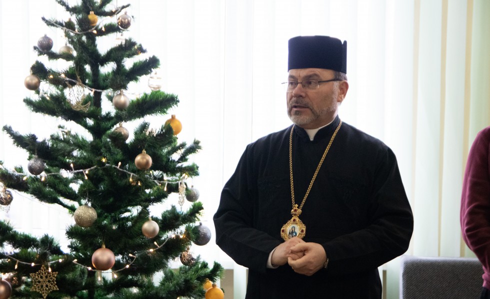 Владика Самбірсько-Дрогобицької Єпархії УГКЦ - Ярослав Приріз привітав колектив Дрогобицької РВА з наближенням Різдва