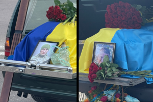 Дрогобиччина прощається з Героями: на щиті повернулися Андрій Довгей та Іван Федека