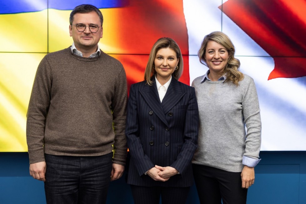 Перша леді зустрілася з міністром закордонних справ Канади