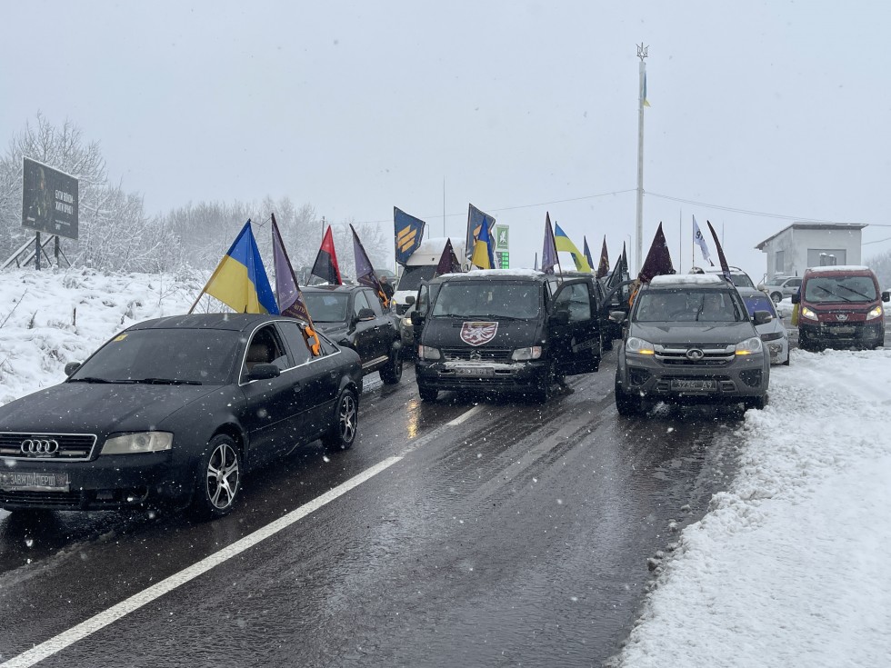 Громади Дрогобицького району доєдналися до автопробігу 80-ї окремої десантно-штурмової Галицької бригади