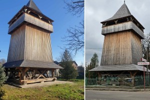 У Дрогобичі завершують реставрацію дзвіниці Воздвиження Чесного Хреста: у 2019 році споруду визнали аварійною
