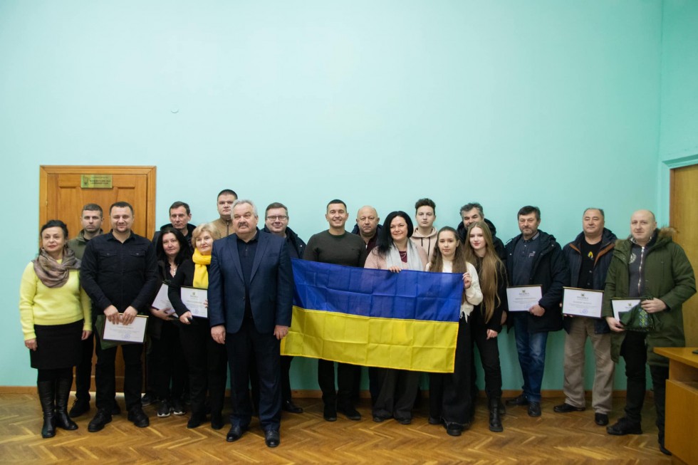 До Міжнародного дня волонтера Степан Кулиняк зустрівся з благодійниками Дрогобиччни