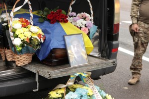 Бориславська громада прощається з воїном Андрієм Дудніком