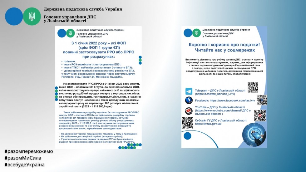 Усі ФОП (крім 1 групи ЄП) повинні застосовувати РРО або ПРРО