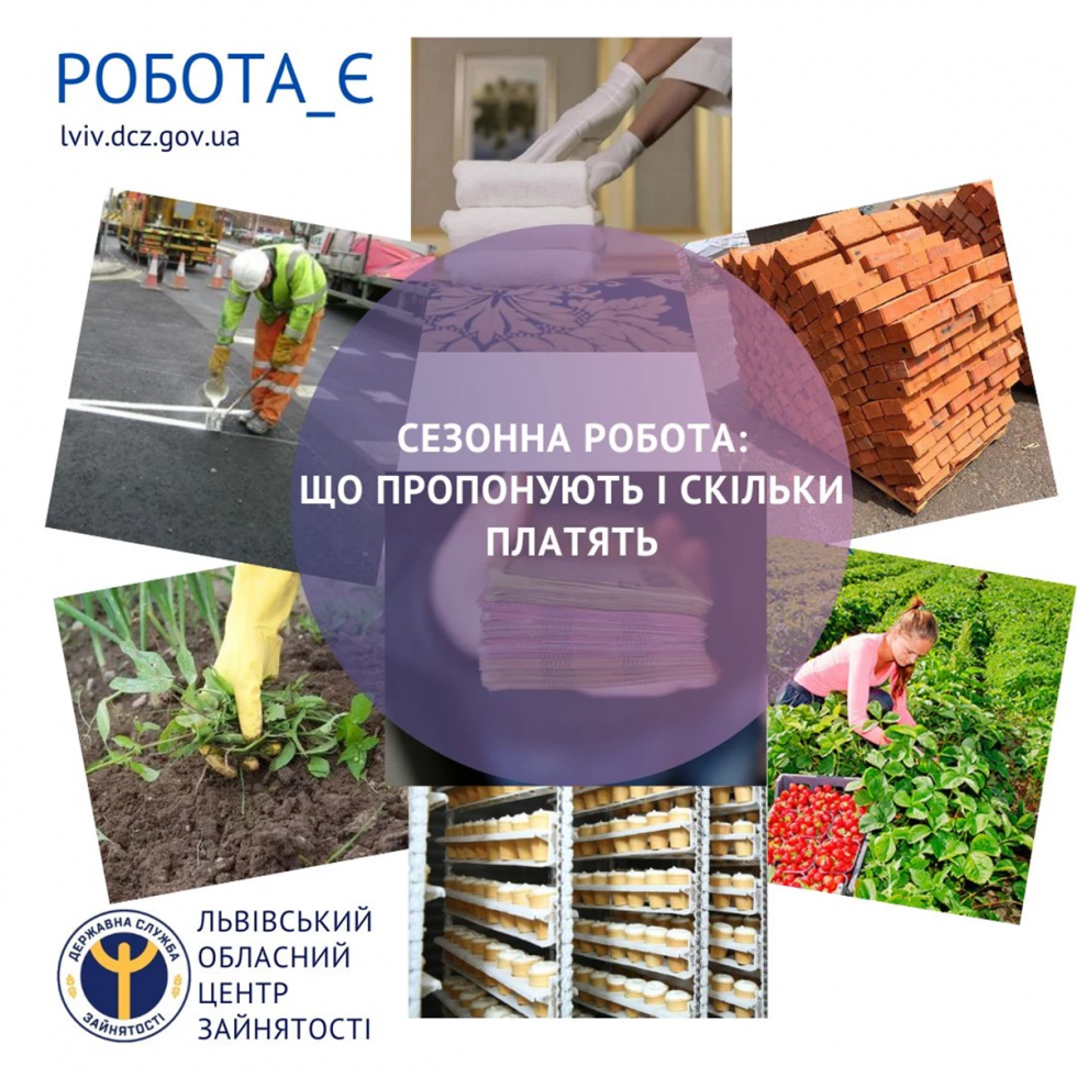 Сезонна робота: що пропонують і скільки платять на Львівщині