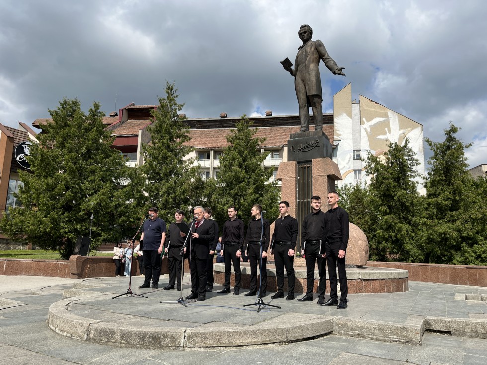 У Дрогобичі провели віче до 165-ї річниці перепоховання Тараса Шевченка