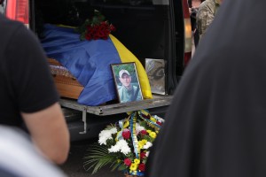 Дрогобиччина прощається з полеглим героєм Олегом Губановим