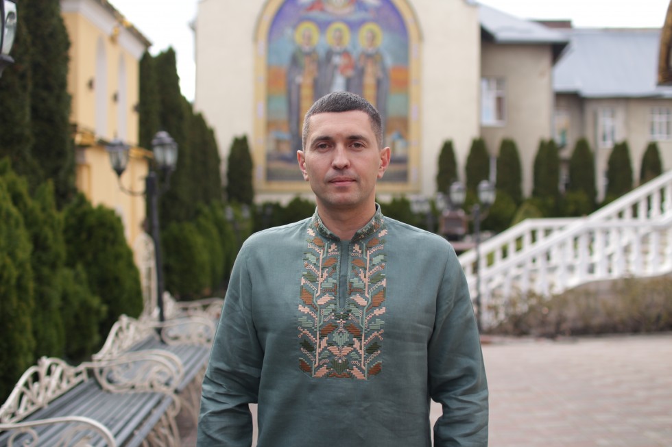 Привітання начальника Дрогобицької РВА Степана Кулиняка з Великоднем