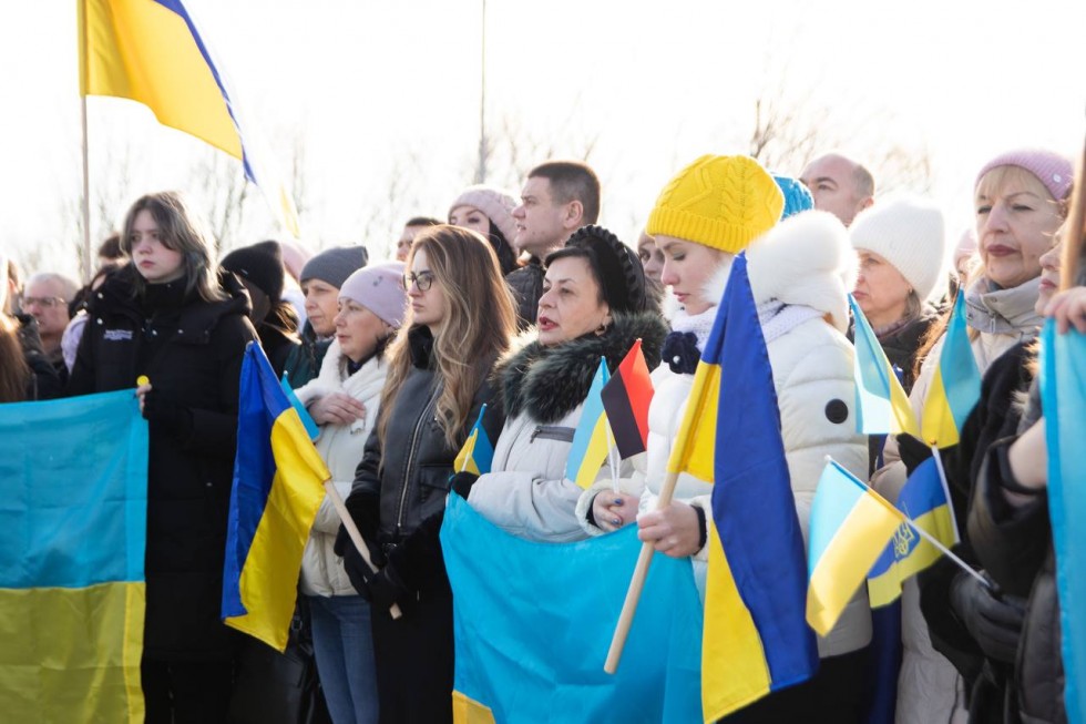 До Дня Соборності на Дрогобиччині утворили &laquo;живий ланцюг єднання&raquo;