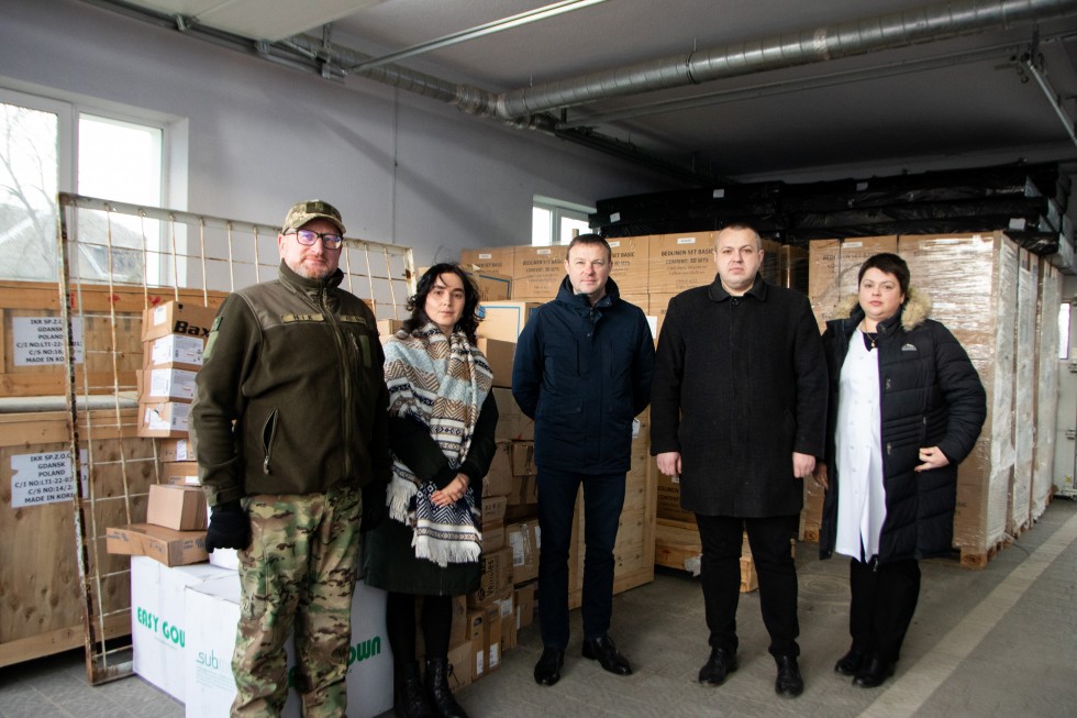Французька міжнародна організація &laquo;CAPITALE&raquo; передала Дрогобицькій міській лікарні №1 гуманітарну допомогу
