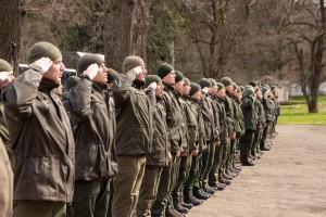 Начальник Дрогобицької РВА привітав нацгвардійців патрульної роти міста Дрогобич