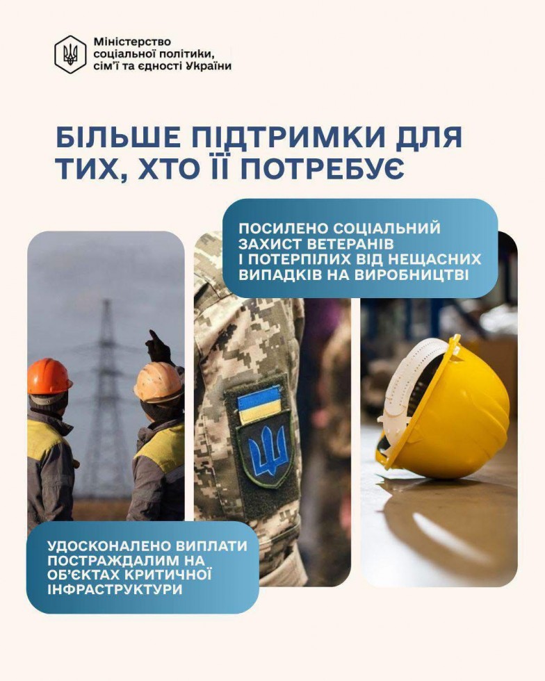 Більше гарантій і менше часу на очікування виплат для людей, які потребують державної підтримки