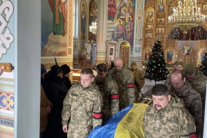 Служив під час АТО та знову став на захист України: Меденицька громада провела в останню путь Романа Греськіва