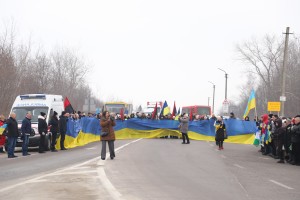 На Дрогобиччині відбулось віче з нагоди Дня Соборності України