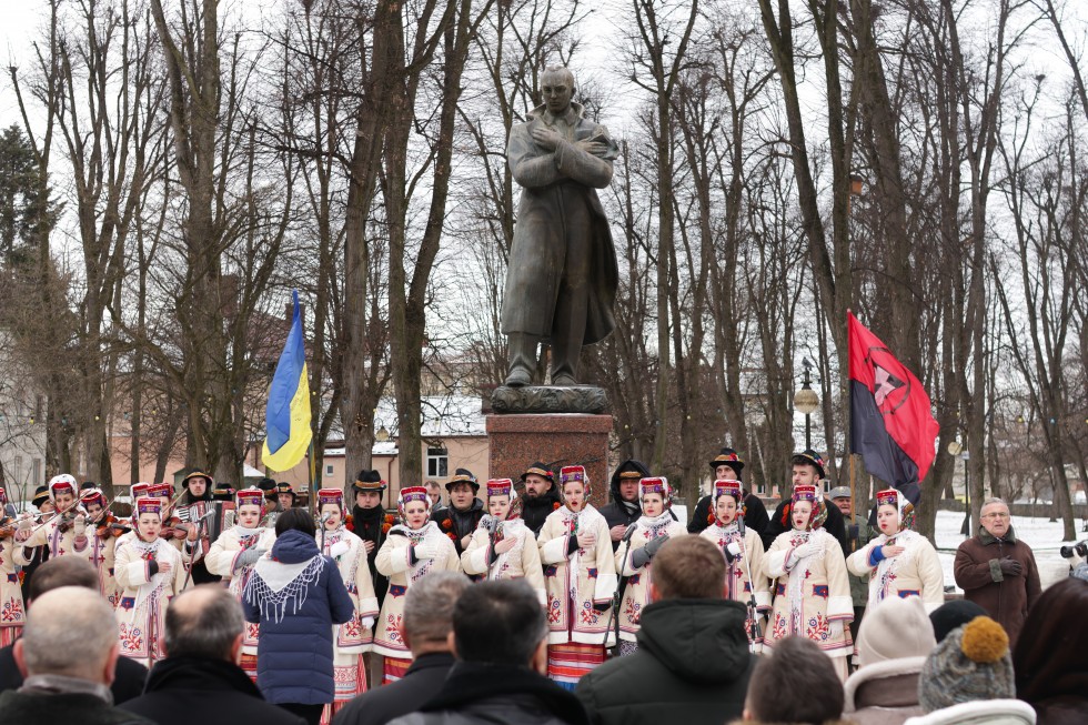 У 117 річницю від дня народження Степана Бандери у Дрогобицькій громаді провели пам&rsquo;ятне віче