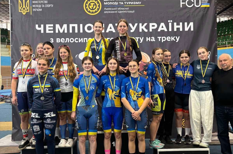 Вихованці велошколи &ldquo;Медик&rdquo; здобули 14 медалей на Чемпіонаті України з велоспорту на треку