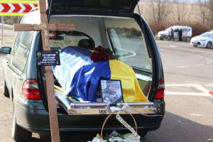 Дрогобиччина прощається з полеглим Героєм Олександром Соломчаком