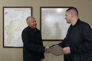 Роман Шлярп подякував керівництву держслужби з питань праці у районі за роботу