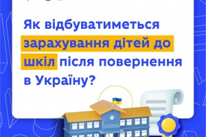 Як зарахувати дитину до школи після повернення в Україну