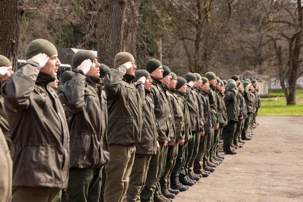 Начальник Дрогобицької РВА привітав нацгвардійців патрульної роти міста Дрогобич
