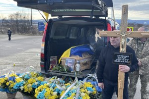 Дрогобиччина прощається з воїном Віктором Русецьким