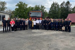 На Дрогобиччині відзначили День рятівника та освятили пожежну техніку у Бориславі