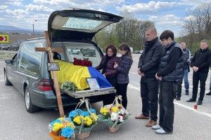На щиті повернувся у Дрогобицьку громаду захисник Андрій Валюх