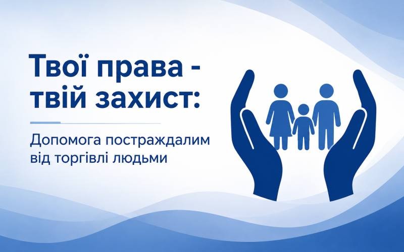 Твої права – твій захист: допомога постраждалим від торгівлі людьми Твої права – твій захист: допомога постраждалим від торгівлі людьми