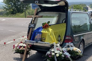 Дрогобицька громада у скорботі прощається зі захисником Євгеном Назаровим