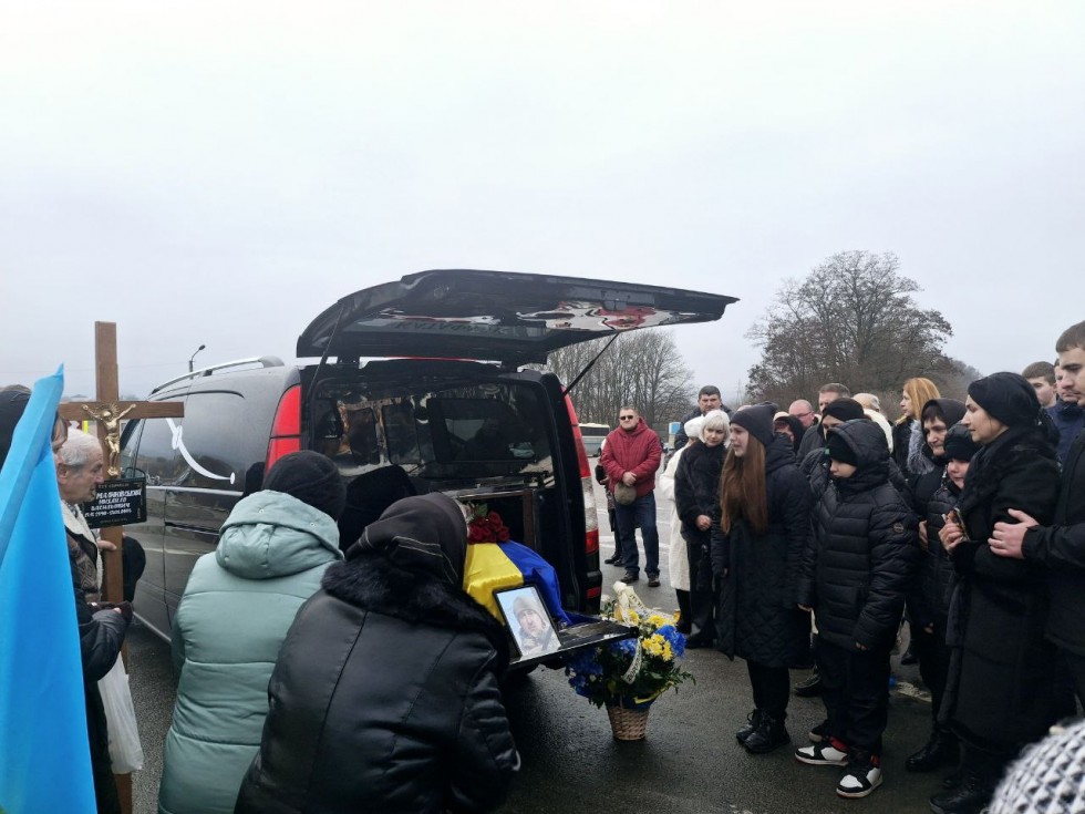 Дрогобиччина прощається з воїном Михайлом Малинівським