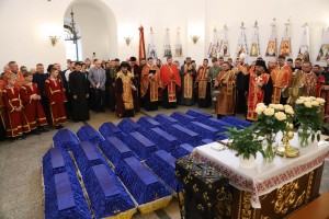 У Дрогобичі перепоховали останки 26 жертв комуністичного тоталітарного режиму У Дрогобичі перепоховали останки 26 жертв комуністичного тоталітарного режиму
