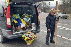 На щиті повернувся у Бориславську громаду захисник Орест Войтович