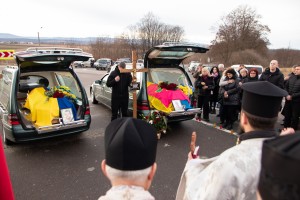 Дрогобиччина прощається з воїнами Володимиром Колодчаком та Олександром Гнатенком