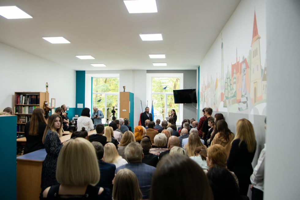 У Дрогобичі відкрили новий простір Полоністичного науково-інформаційного центру імені Ігоря Менька