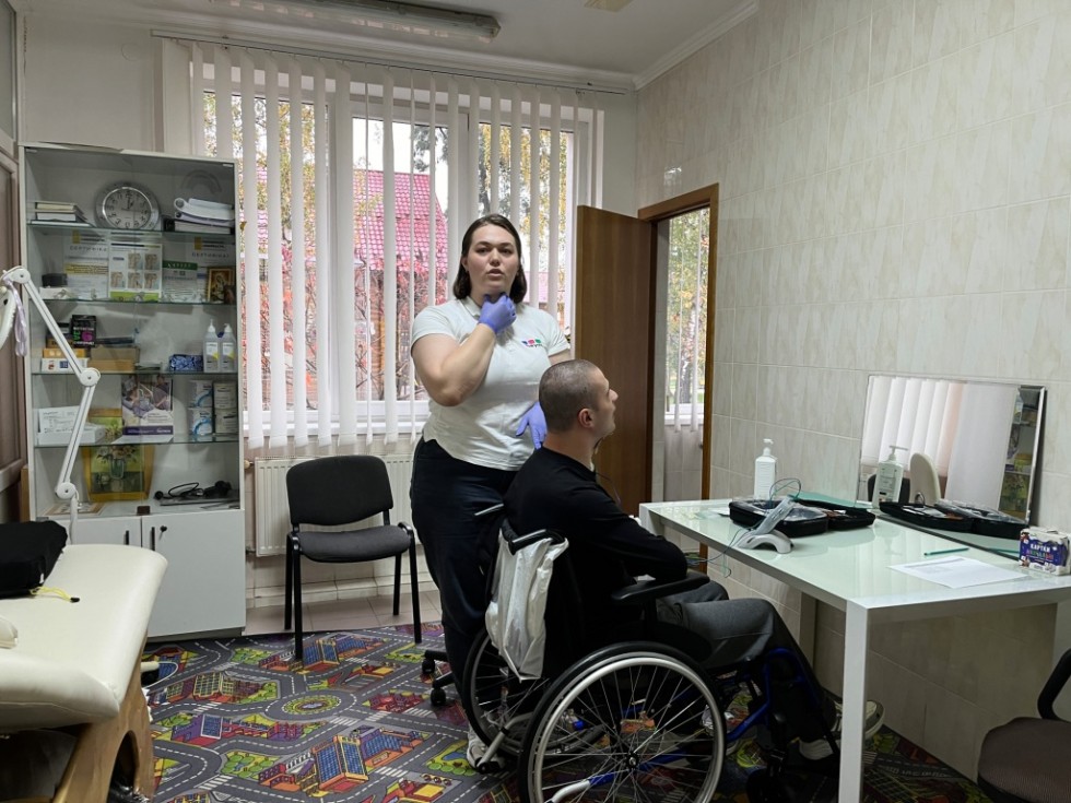 Реабілітаційний центр &ldquo;Модричі&rdquo; завдяки  конкурсу  конкурсу &ldquo;Роби своє&rdquo; покрив половину витрат на апарат електростимуляції