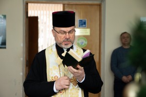 Дрогобицьку РВА відвідав владика Самбірсько-Дрогобицької Єпархії УГКЦ Ярослав Приріз з Йорданським освяченням