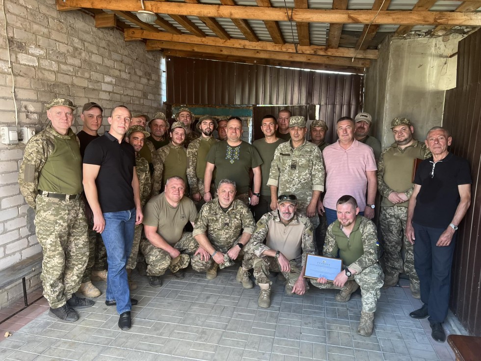 Степан Кулиняк відвідав захисників України на сході держави