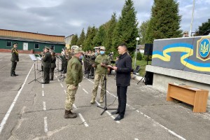 ​Степан Кулиняк привітав резервістів військової частини А-1108