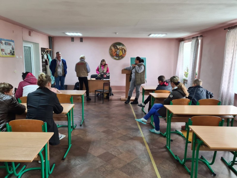 У колективних прихистках Борислава для переселенців надали психосоціальну та медичну допомоги