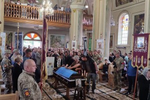 Попрощалися і провели в останню путь 28 річного Воїна Збройних сил України Василя Фока
