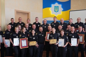Дільничного офіцера з Дрогобицького району відзначили у Львівській ОВА