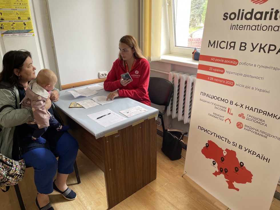 &laquo;Solidarit&eacute;s International&raquo; продовжує допомагати переселенцям на Дрогобиччині