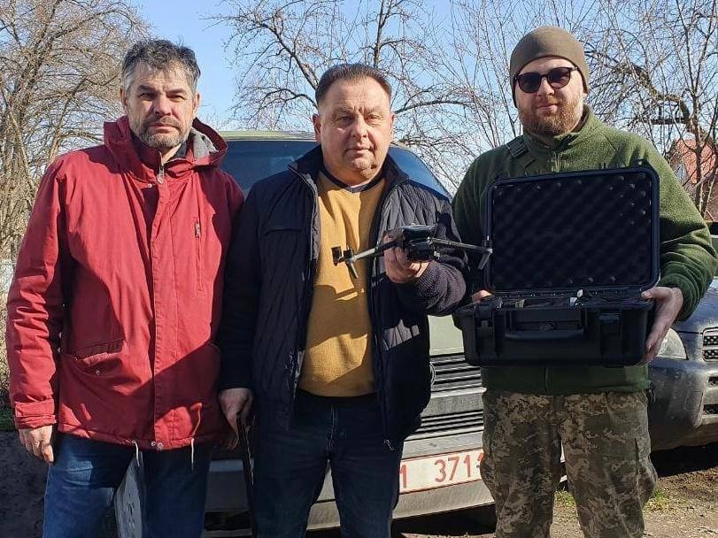 У Східниці жителі громади зібрали кошти на квадрокоптер для ТрО