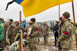 Провели в останню путь захисника Василя Твердака