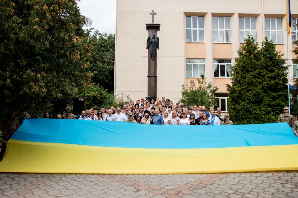 На Дрогобиччині відзначили День Державного Прапора