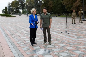 Ім&rsquo;я Урсули фон дер Ляєн з&rsquo;явилося на Алеї сміливості в Києві